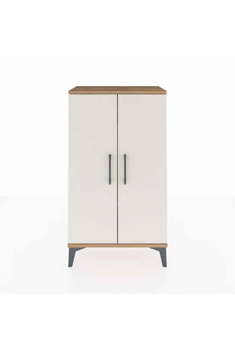 Arges Komodin 2 Raflı 2 Kapaklı 60x30x106