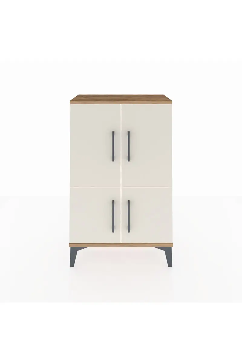 Arges Komodin 2 Raflı 4 Kapaklı 60x30x96