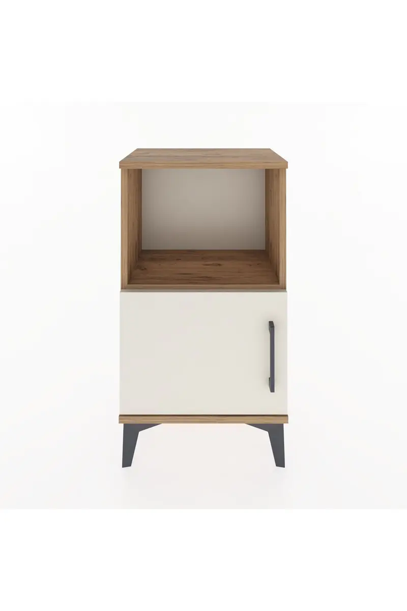 Arges Komodin 2 Raflı Tek Kapaklı 44x30x80