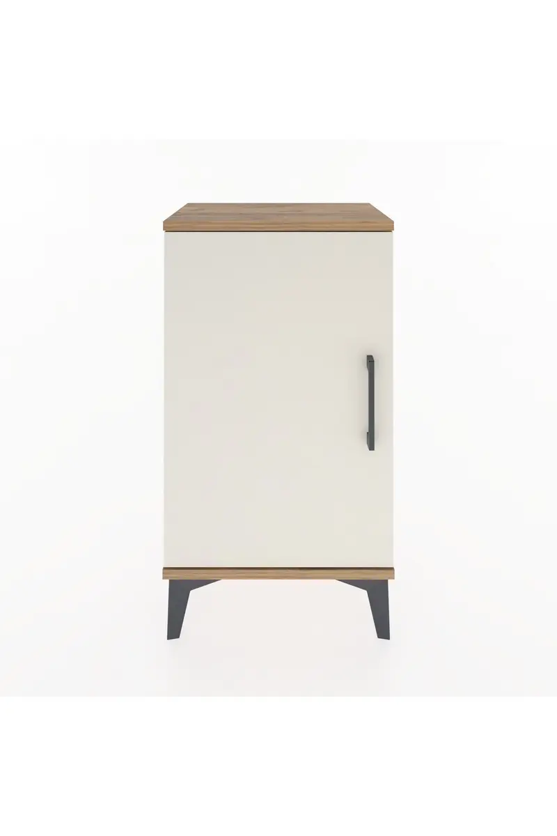 Arges Komodin 2 Raflı Tek Kapaklı 44x30x80