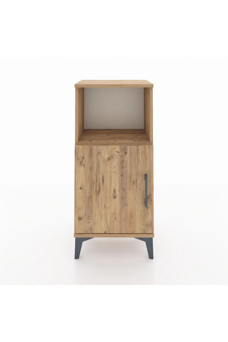 Arges Komodin 2 Raflı Tek Kapaklı 44x30x96