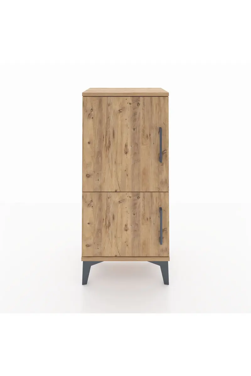 Arges Komodin 3 Raflı 2 Kapaklı 44x30x96