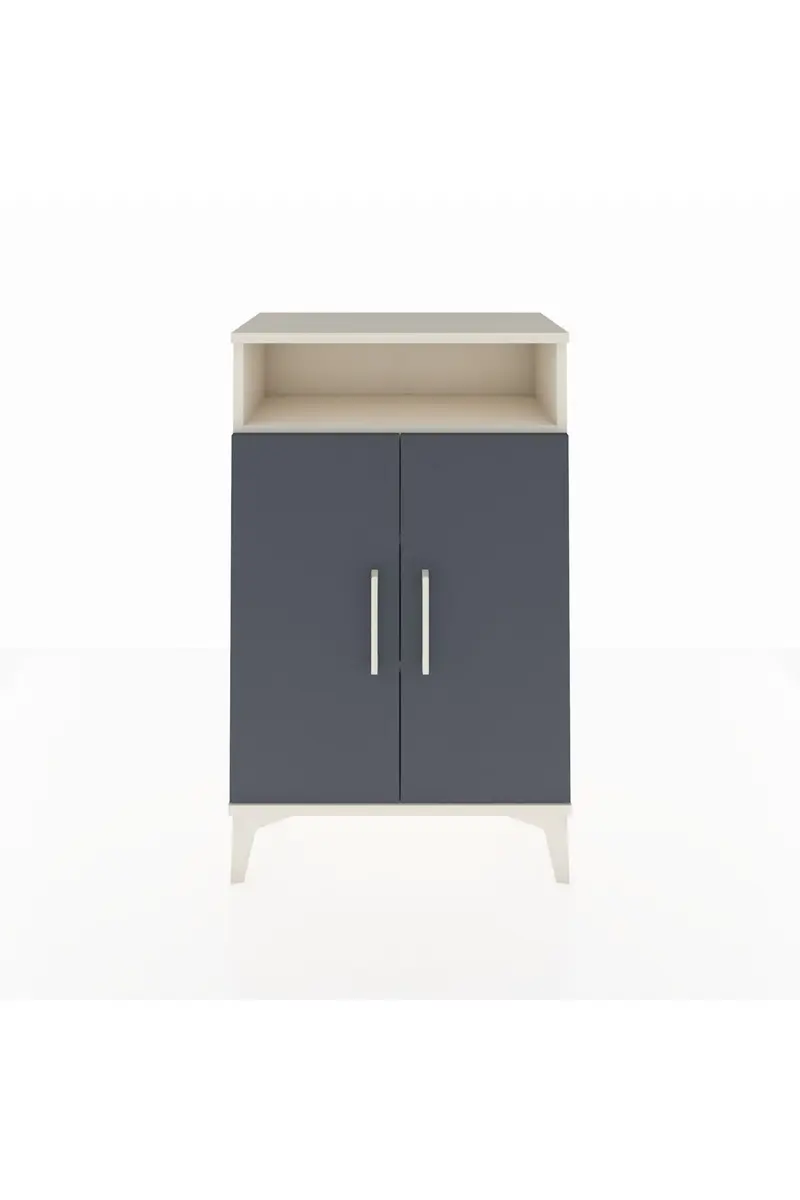Arges Komodin 3 Raflı 2 Kapaklı 60x30x96
