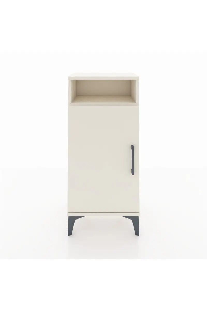 Arges Komodin 3 Raflı Tek Kapaklı 44x30x96