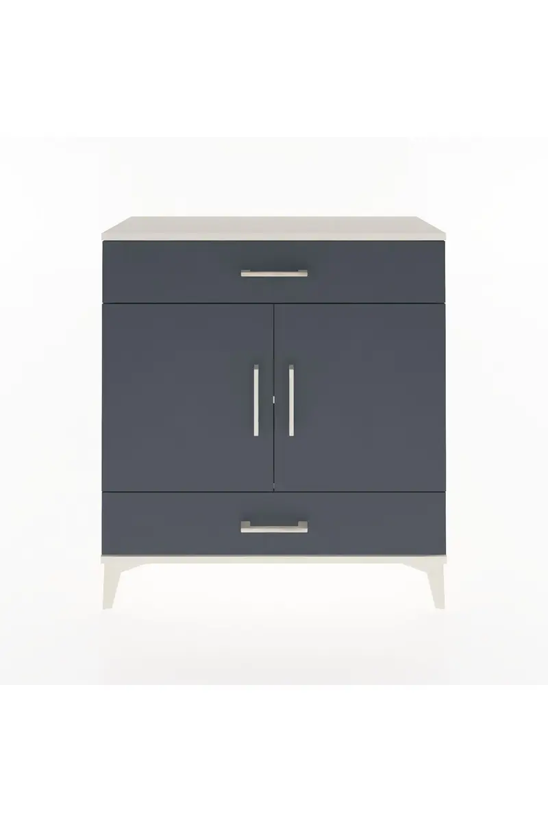 Arges Şifonyer 2 Raflı 2 Çekmeceli 2 Kapaklı 88x30x96