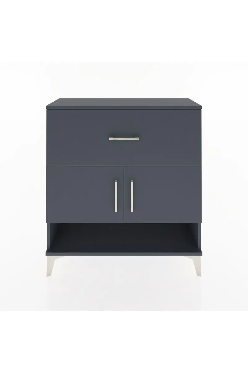 Arges Şifonyer 2 Raflı Tek Çekmeceli 2 Kapaklı 88x30x96