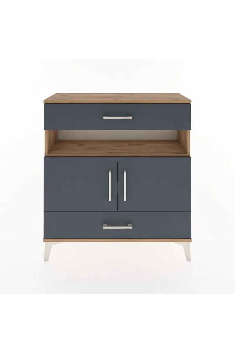Arges Şifonyer 3 Raflı 2 Çekmeceli 2 Kapaklı 88x30x96