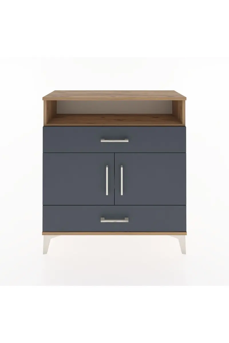 Arges Şifonyer 3 Raflı 2 Çekmeceli 2 Kapaklı 88x30x96