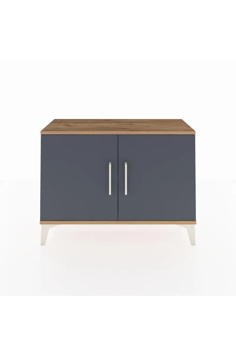 Arges Şifonyer Tek Raflı 2 Kapaklı 88x30x64