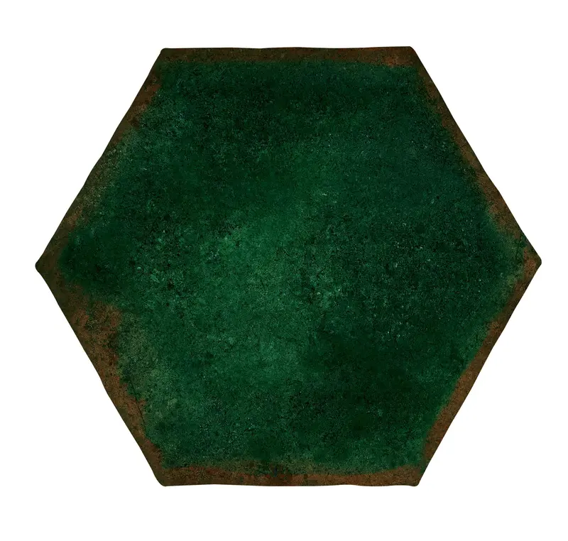Art Mosaic Antic Hexagon 15x17 / 6" Moss Glossy Duvar Karosu