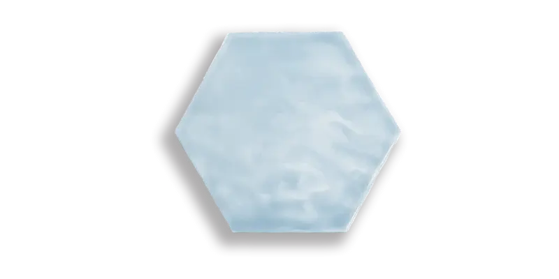 Art Mosaic Artisan Hexagon 15x17 / 6" Sky Glossy Duvar Karosu