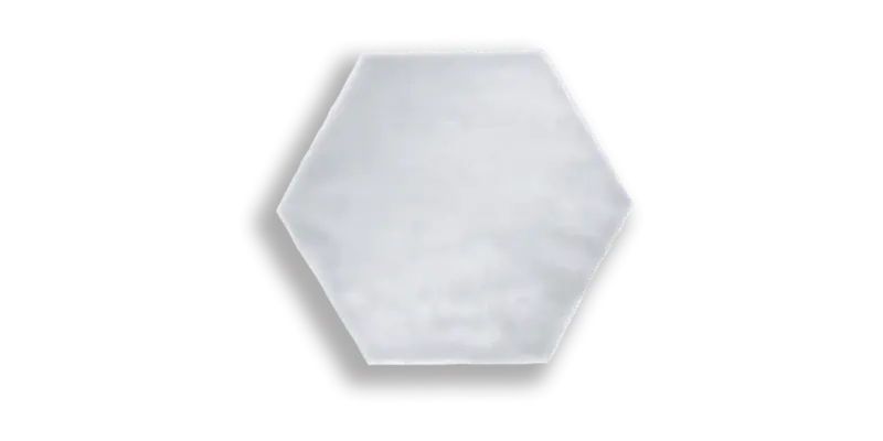 Art Mosaic Artisan Hexagon 15x17 / 6" Snow Glossy Duvar Karosu