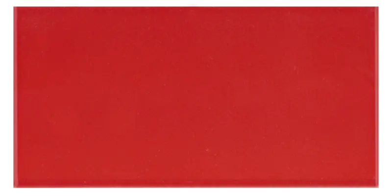 Art Mosaic Flat 10x20 / 4”x8” Red Matt Duvar Karosu