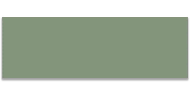 Art Mosaic Flat 10x40 / 4”x16” Sage Glossy Duvar Karosu