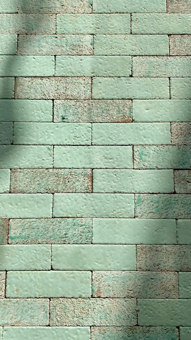 Art Mosaic Forest Fresh Mint 6,5x21,5 El Yapımı Terracotta Seramik