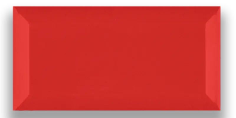 Art Mosaic Metro 10x20 / 4”x8” Red Matt Duvar Karosu