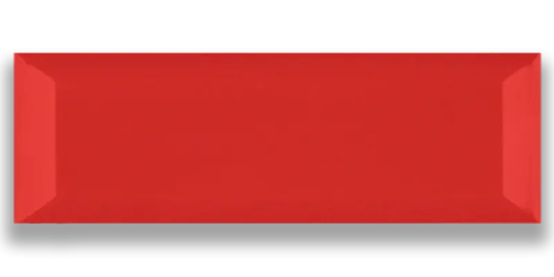 Art Mosaic Metro 10x40 / 4”x16” Red Glossy Duvar Karosu