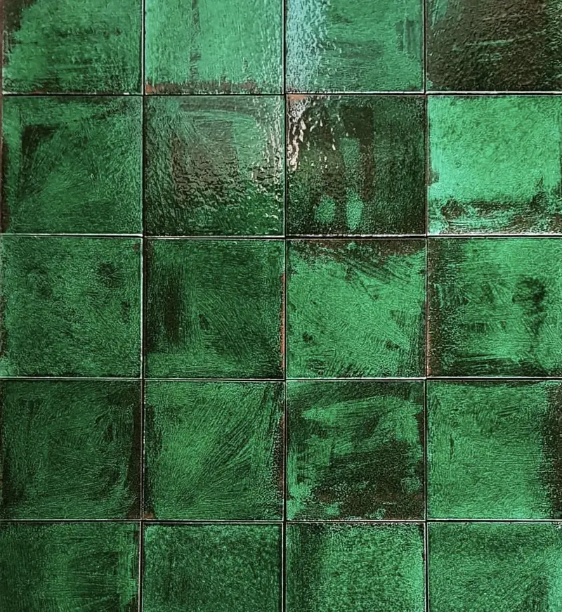 Art Mosaic Moss 10x10 El Yapımı Terracotta Seramik
