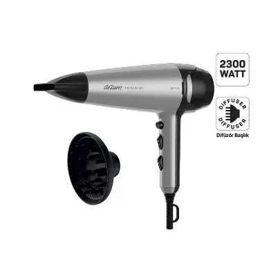 Arzum Hairstar Ion Saç Kurutma Makinesi Gri