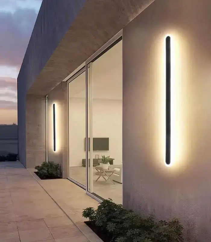 Atanur Ovlap 100 cm 24W Led Çift Yönlü Oval Duvar Aplik IP65