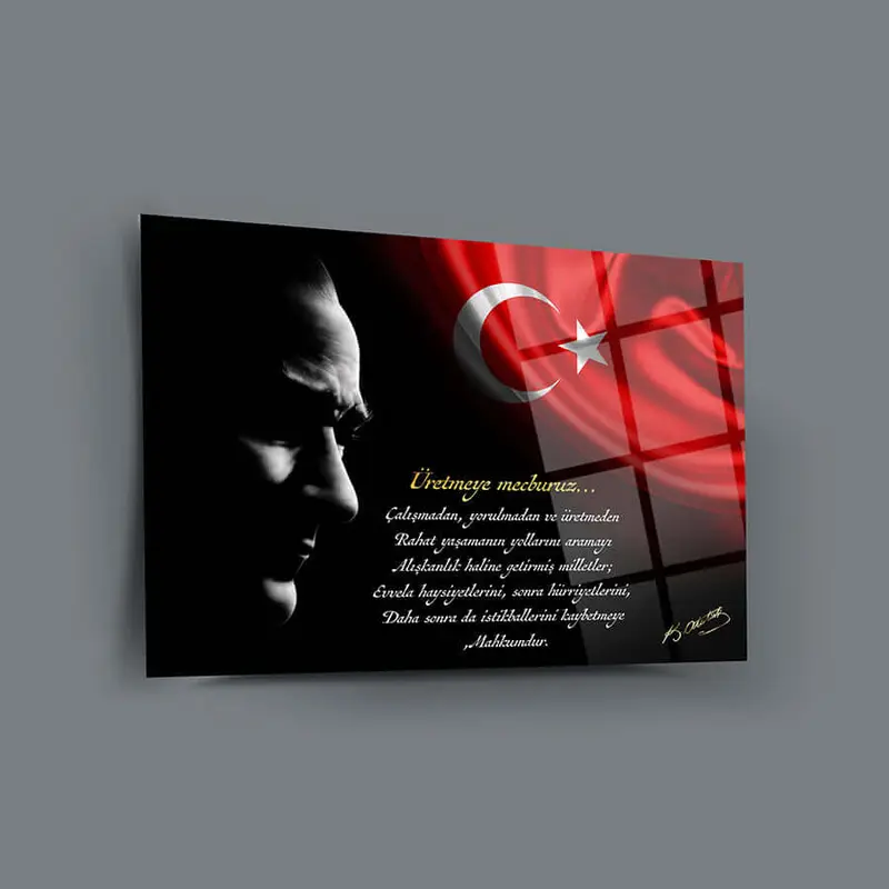 Atatürk 147 Cam Tablo
