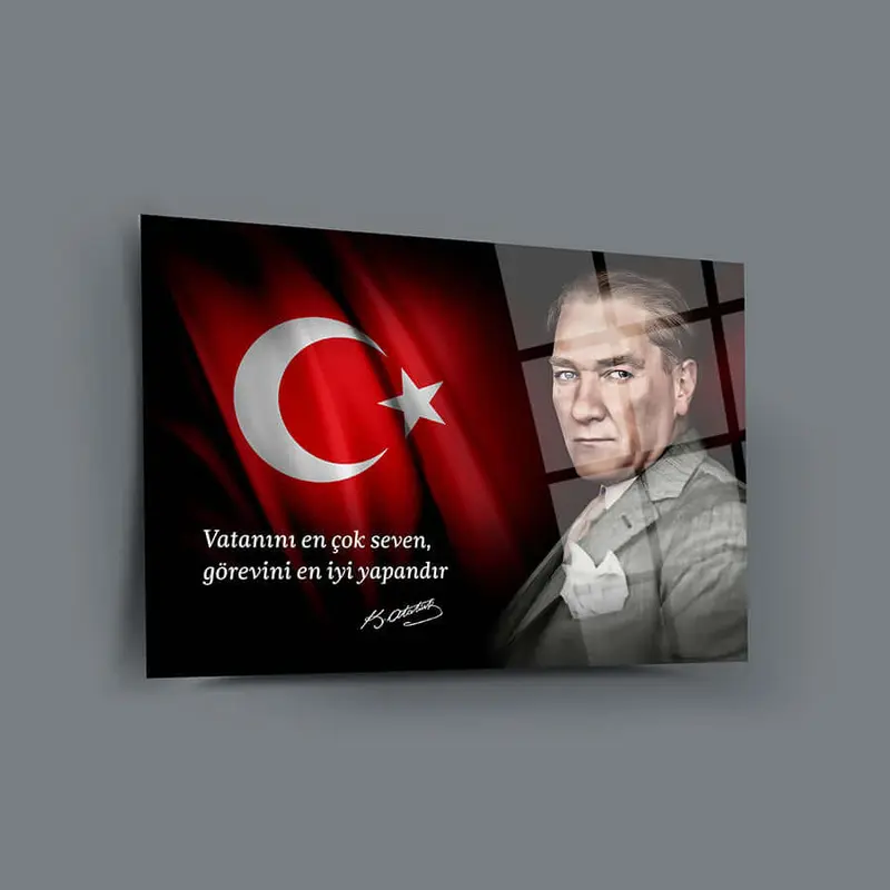 Atatürk 148 Cam Tablo