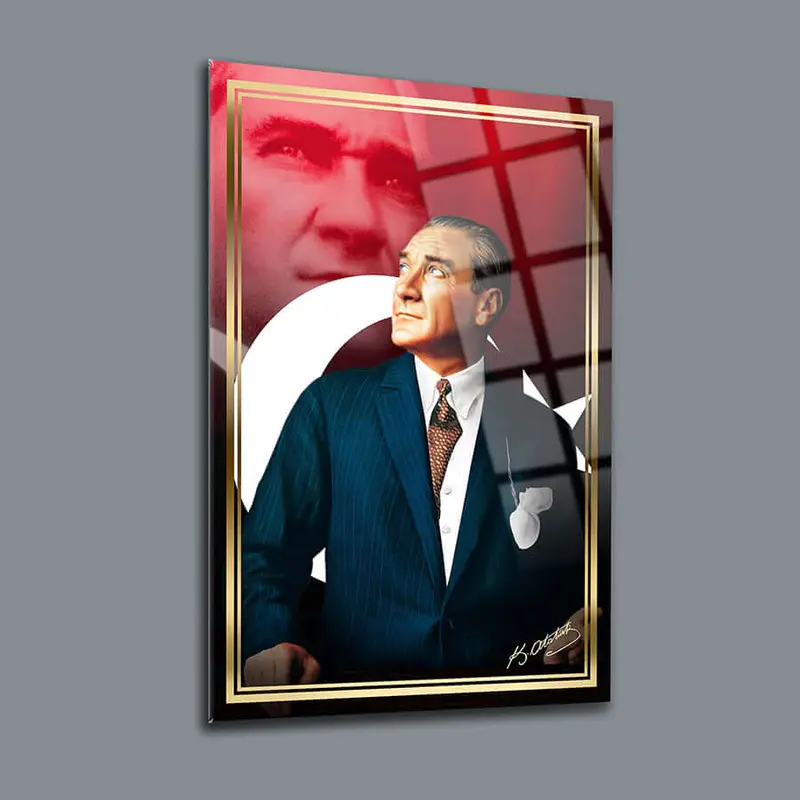 Atatürk 166 Cam Tablo