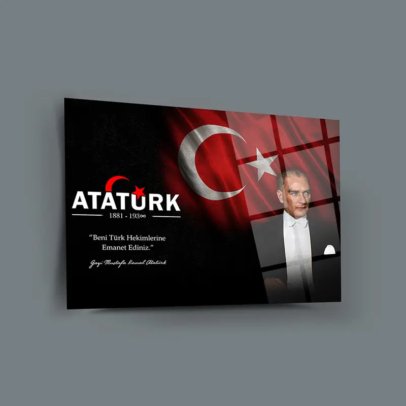 Atatürk 201 Cam Tablo