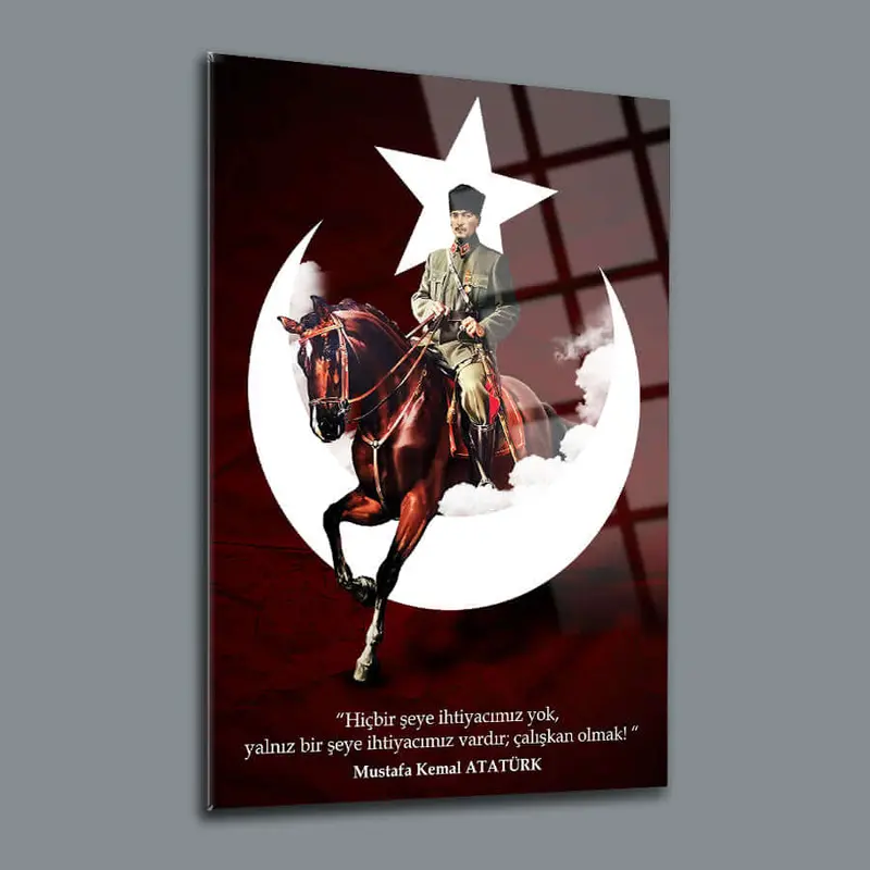 Atatürk 206 Cam Tablo