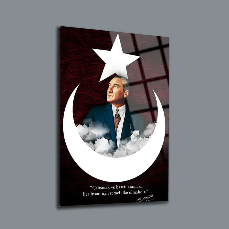 Atatürk 207 Cam Tablo