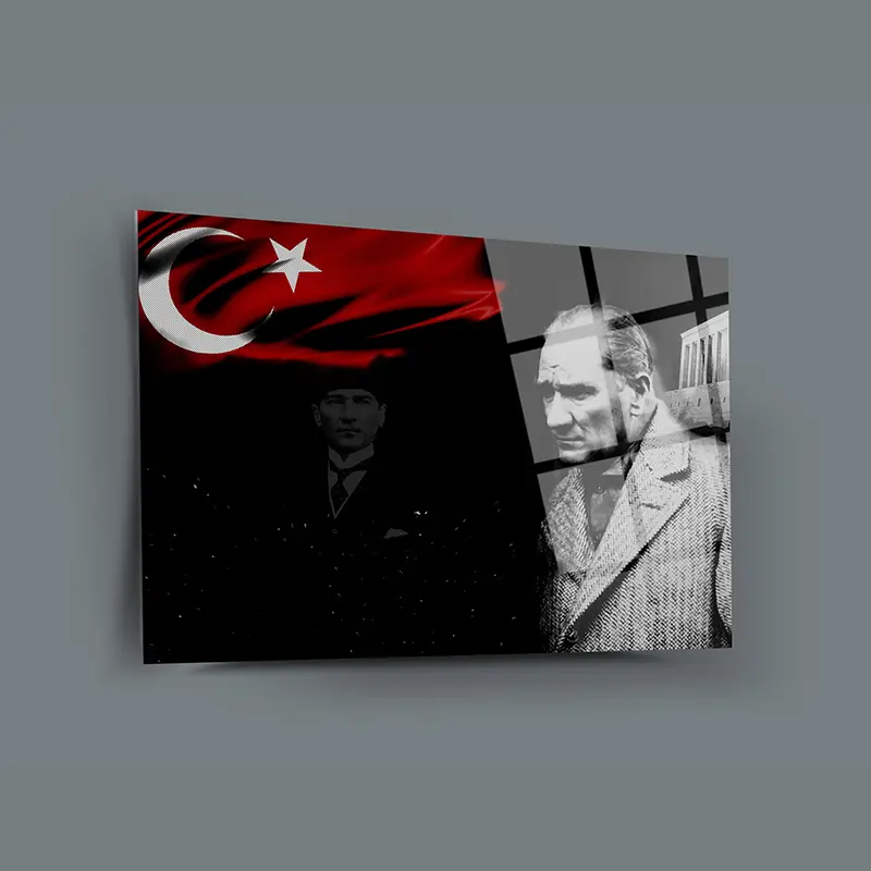 Atatürk 23 Cam Tablo