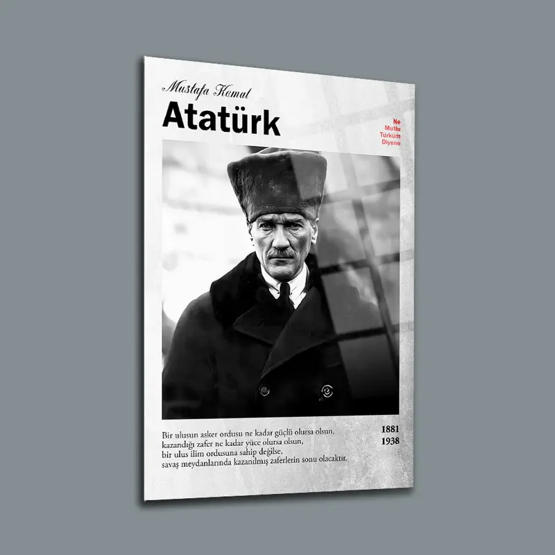 Atatürk 246 Cam Tablo