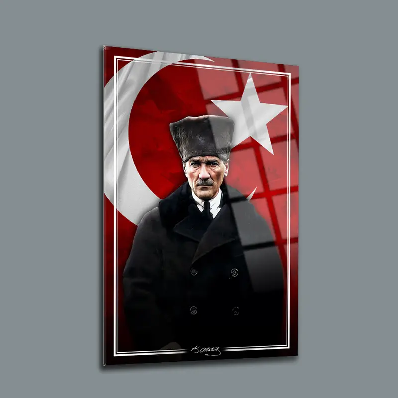 Atatürk 252 Cam Tablo
