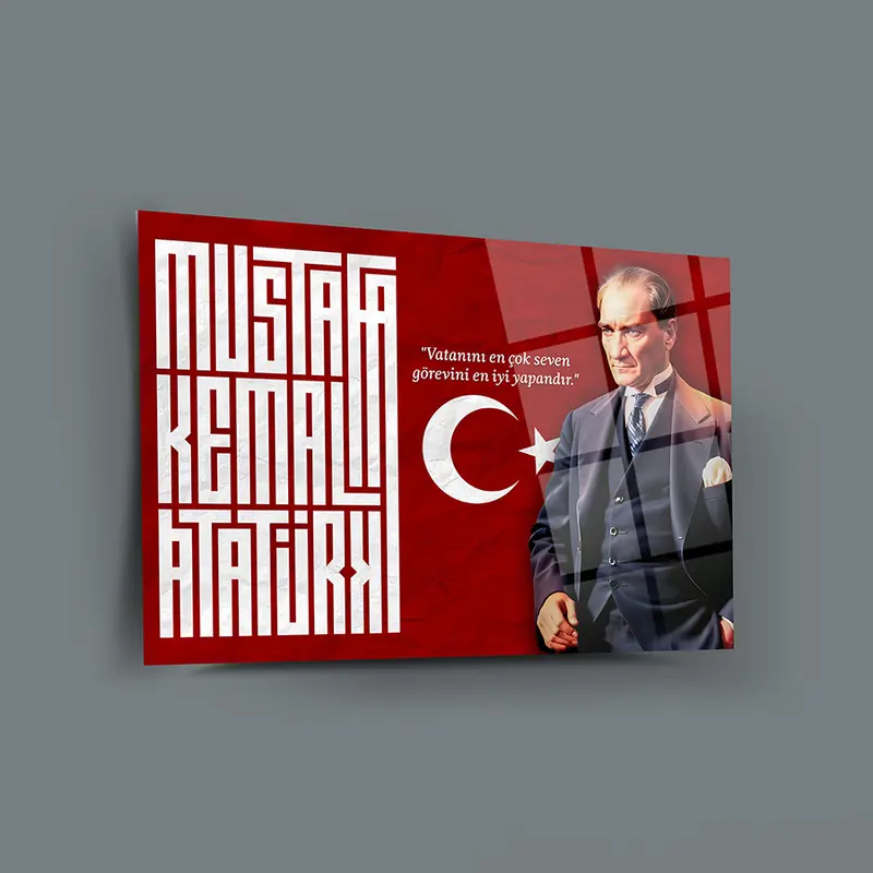 Atatürk 257 Cam Tablo