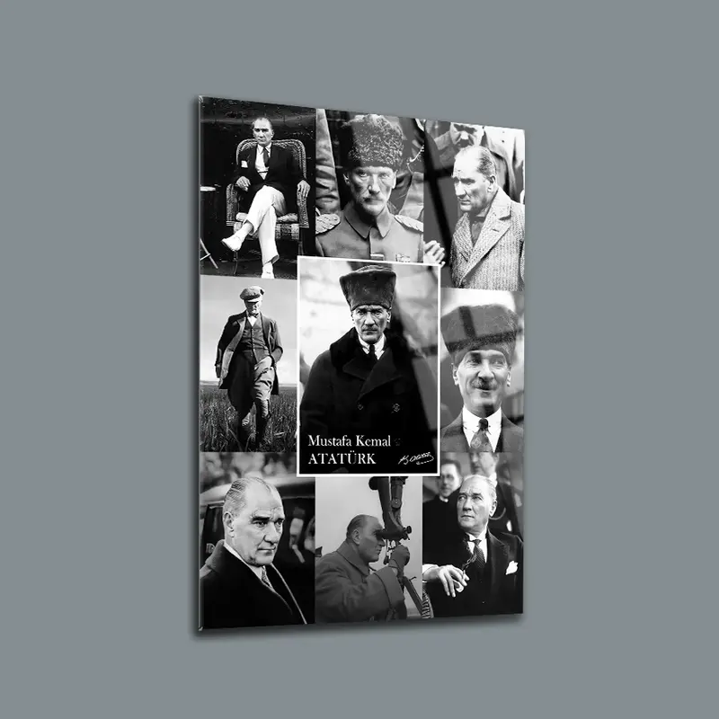Atatürk 258 Cam Tablo