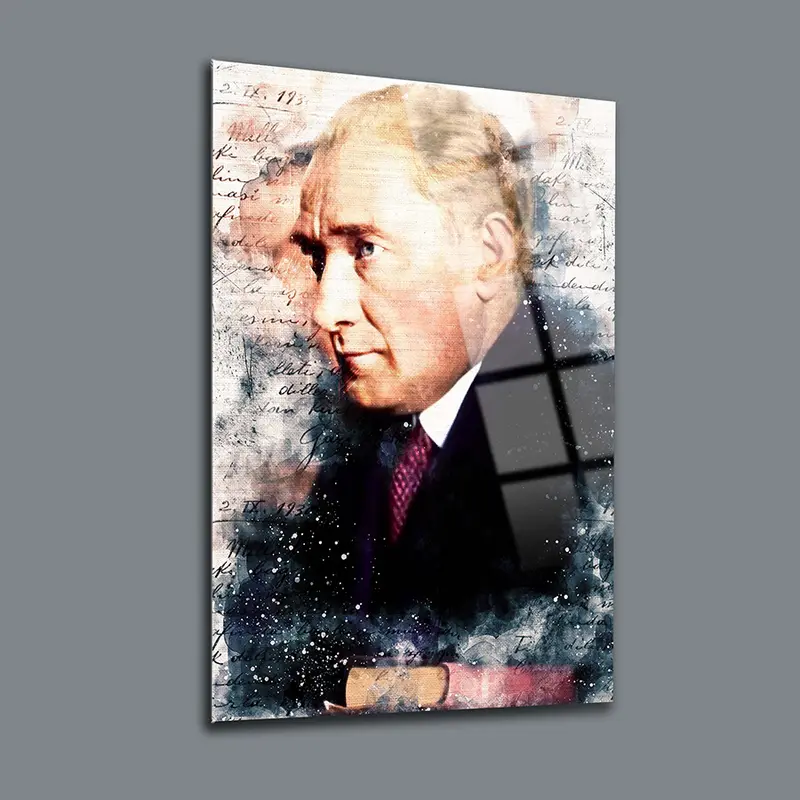 Atatürk 50 Cam Tablo