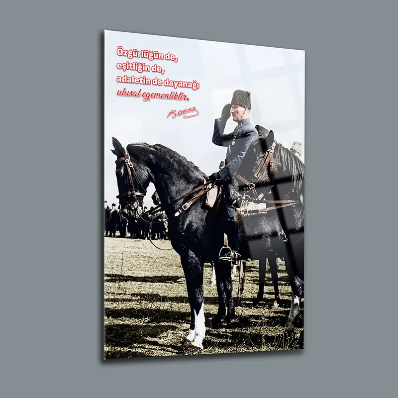 Atatürk 543 Cam Tablo