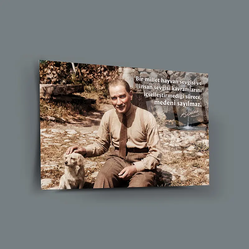 Atatürk 562 Cam Tablo