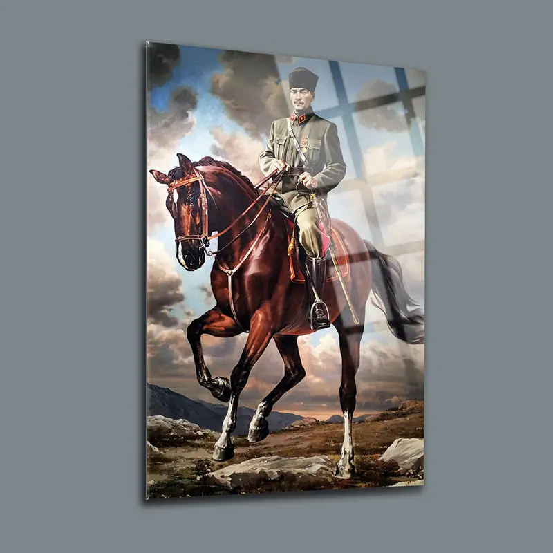 Atatürk 57 Cam Tablo