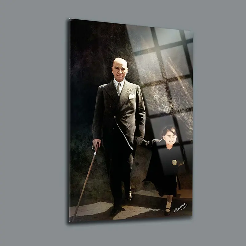 Atatürk 94 Cam Tablo
