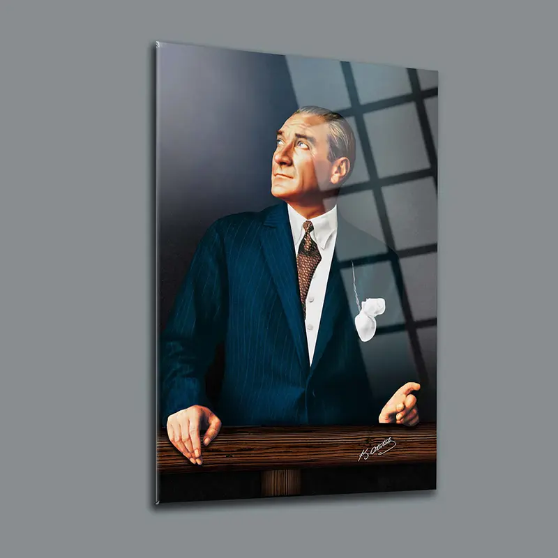 Atatürk 96 Cam Tablo