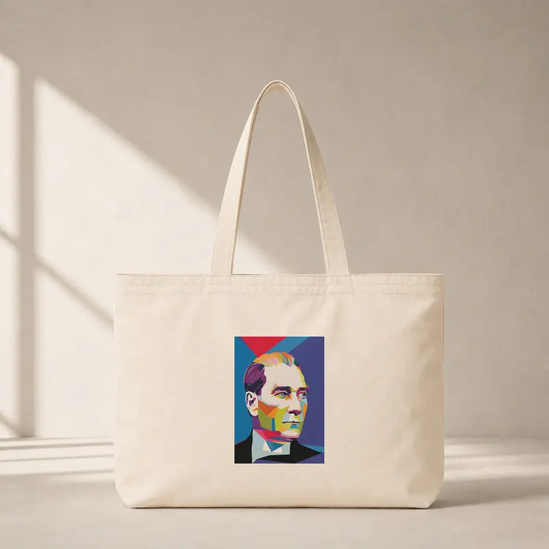 Atatürk Pop Art Club Tote Bag