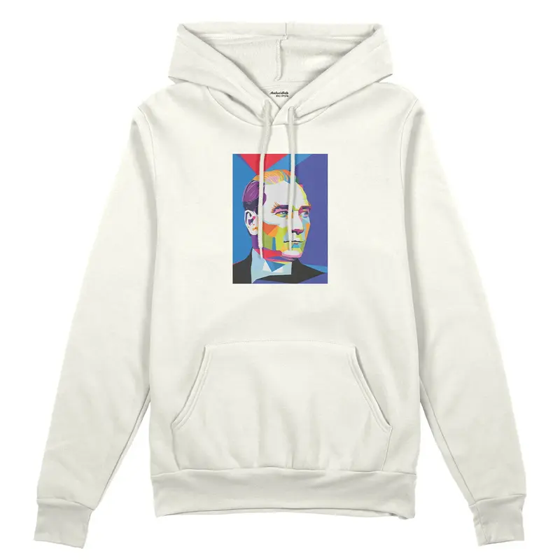Atatürk Pop Art Oversize Hoodie