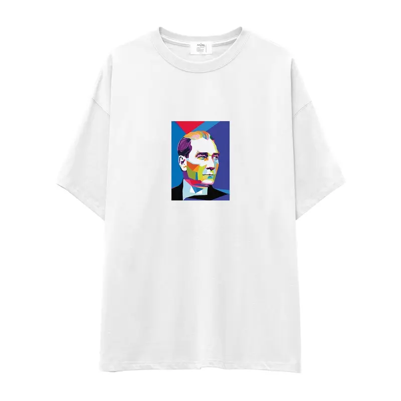 Atatürk Pop Art Oversize Tişört