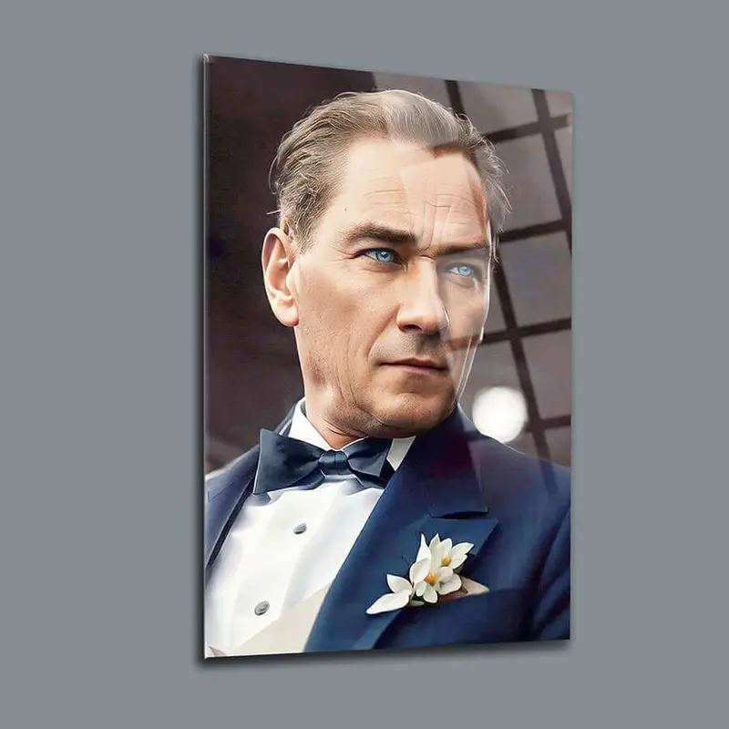 Atatürk Yapay Zeka 10 Cam Tablo