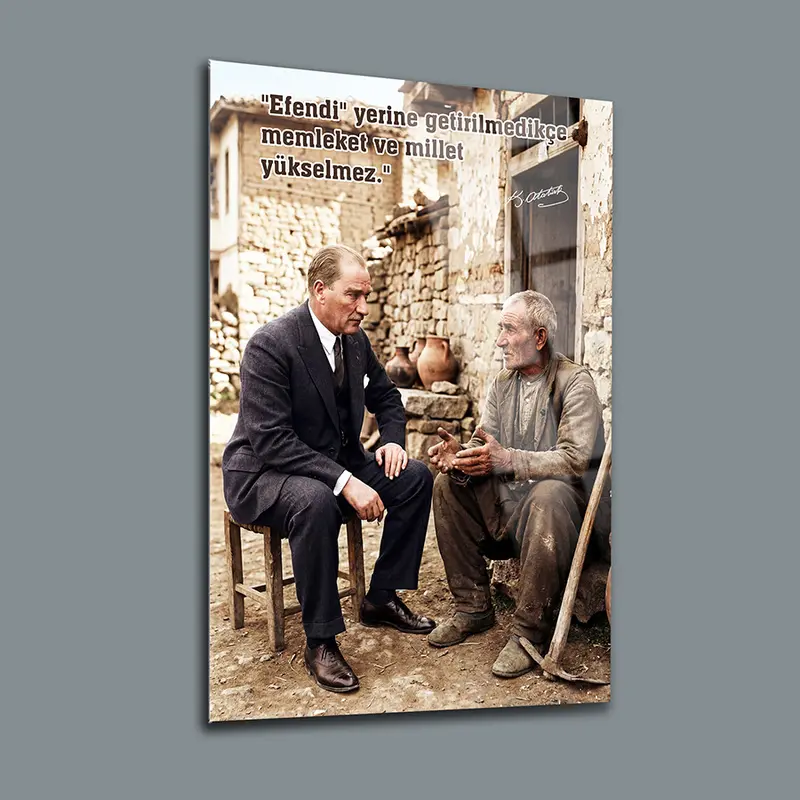 Atatürk YZ 282 Cam Tablo