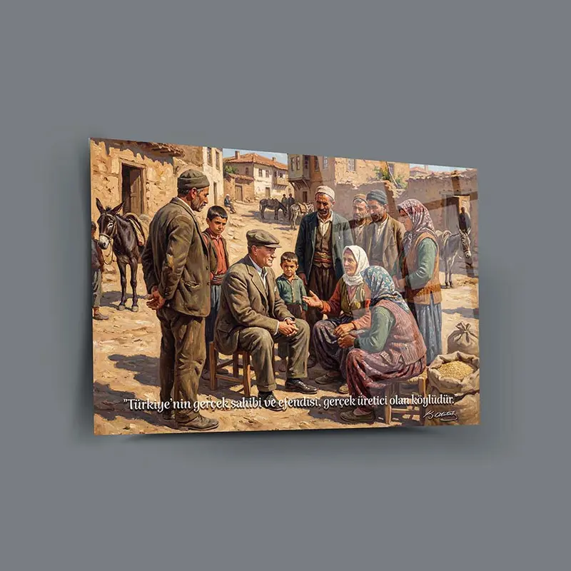 Atatürk YZ 283 Cam Tablo