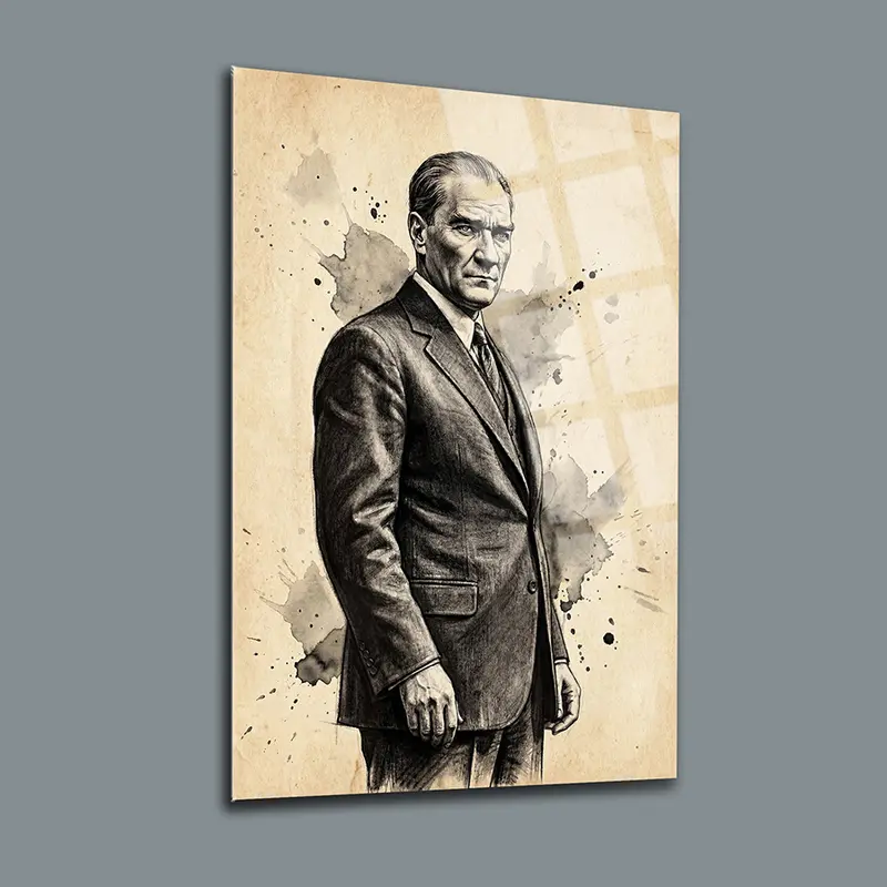 Atatürk YZ 292 Cam Tablo