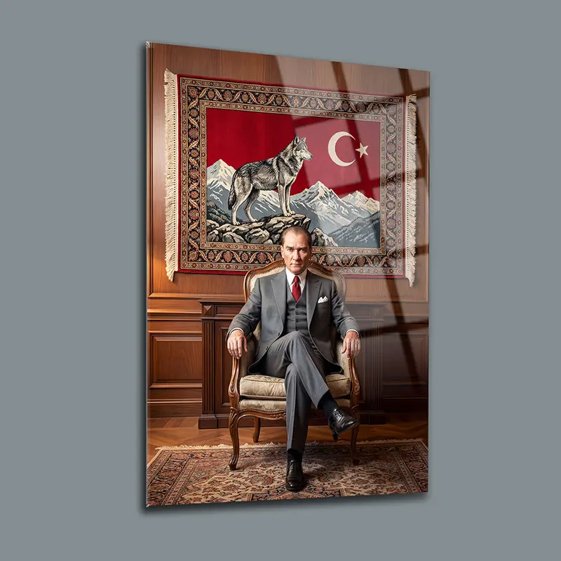 Atatürk YZ 303 Cam Tablo