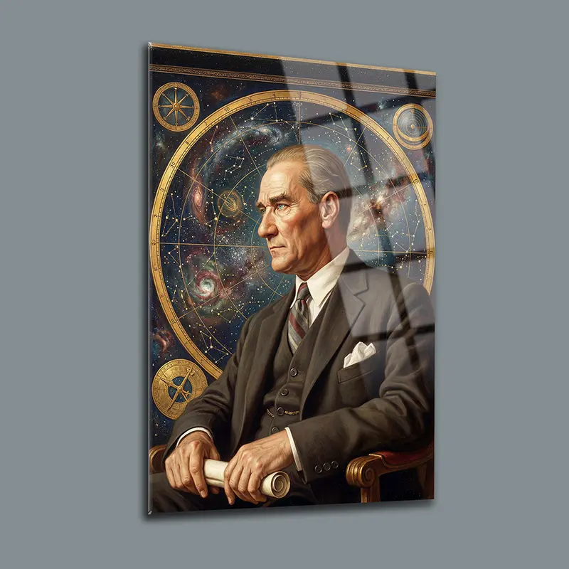 Atatürk YZ 307 Cam Tablo